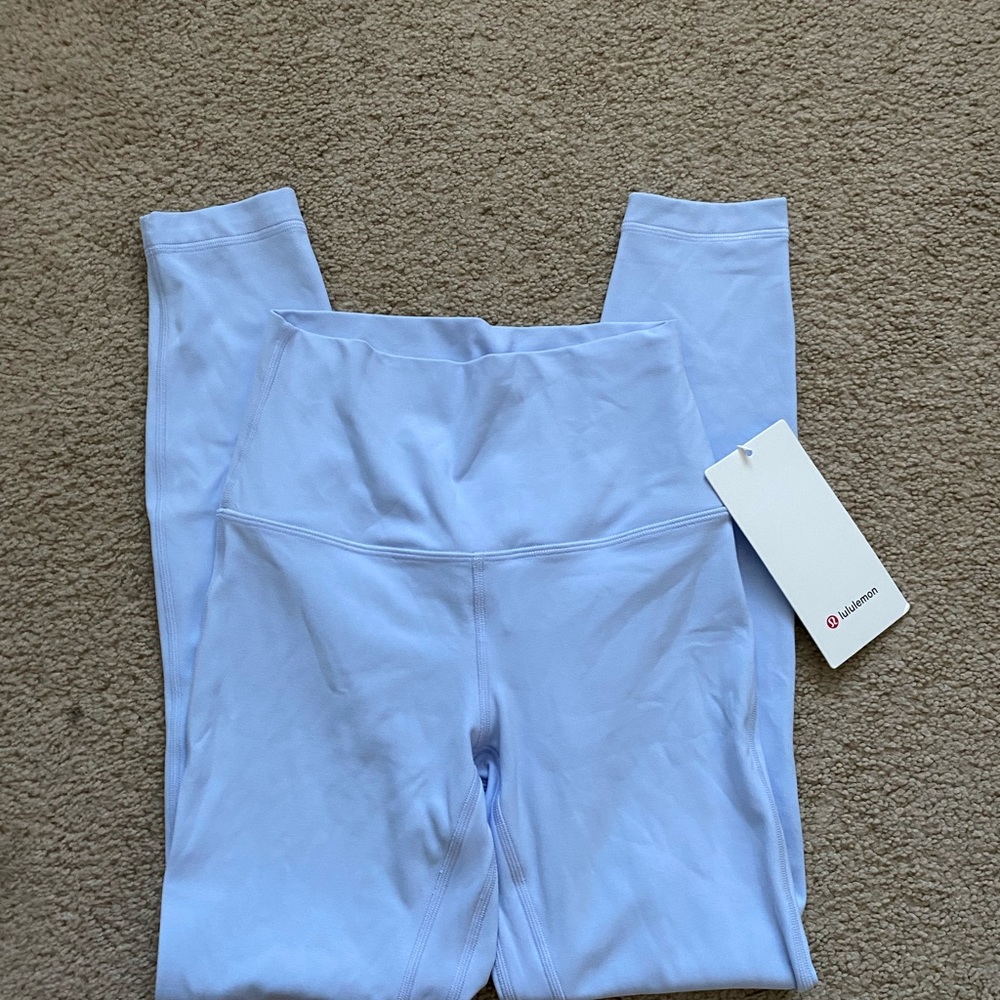 NWT Lululemon Align HR Pant 25” Pastel Blue Size 4 - Picture 4 of 5
